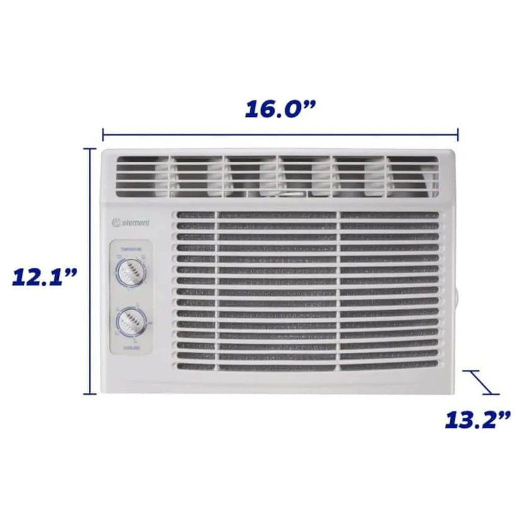 5,000 BTU Window Air Conditioner with Manual Controls, White R870