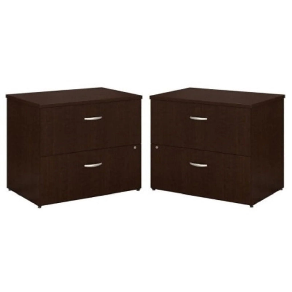 2 Piece Wood Filing Cabinet Set with 2 Drawer K188224
