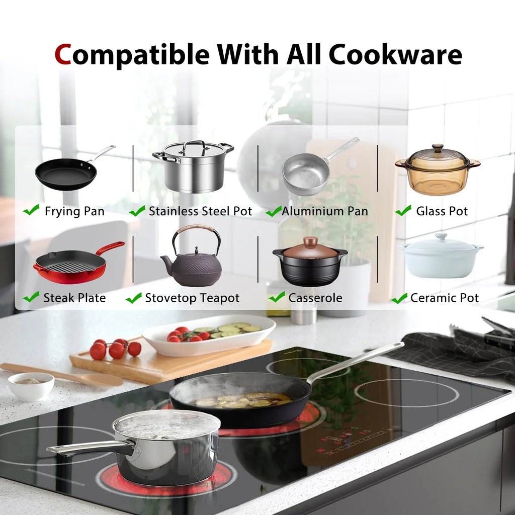 36in 5 Elements Black Radiant Electric Cooktop I45279