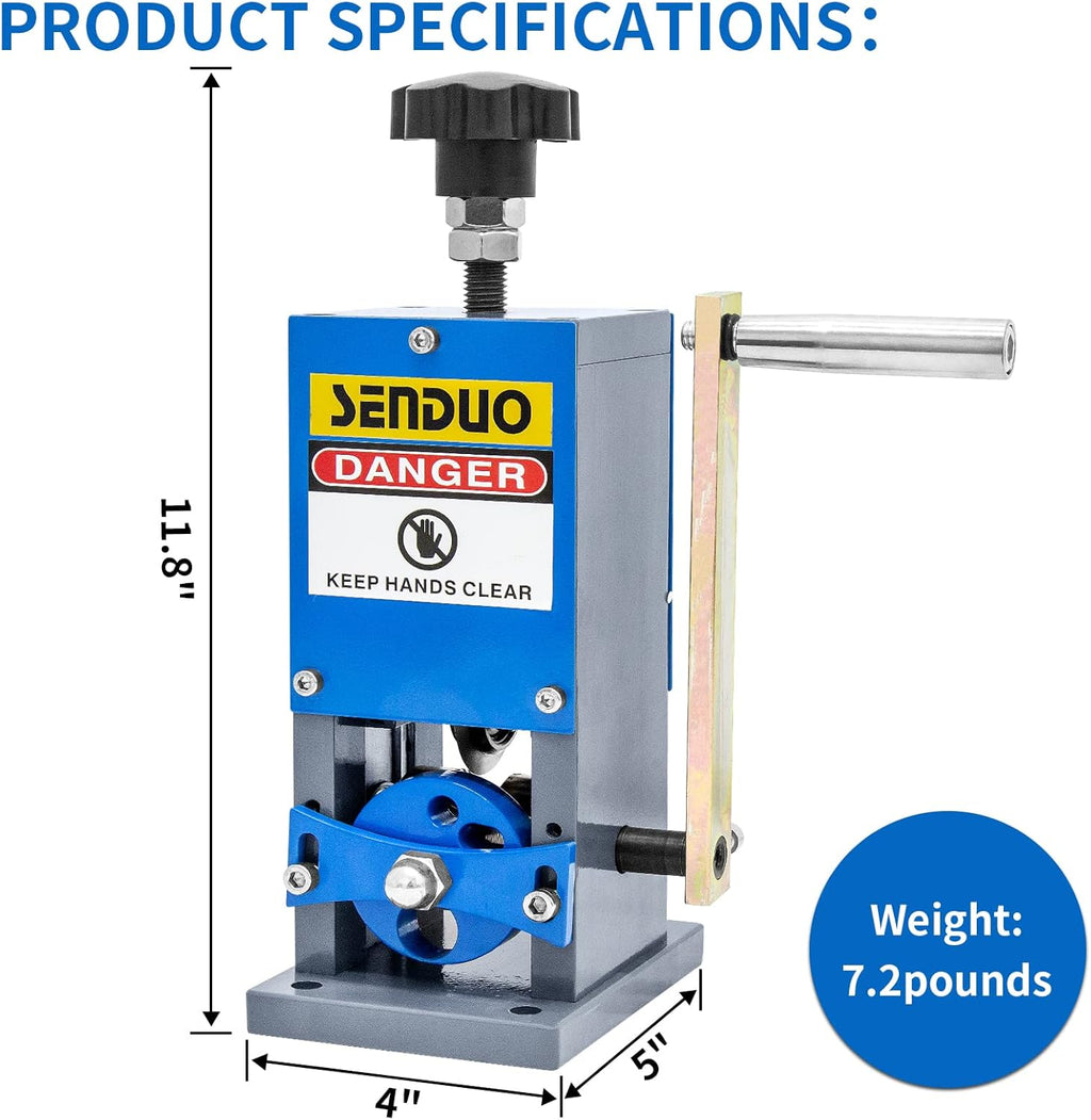 Manual Wire Stripping Machine with Hand Crank N12169