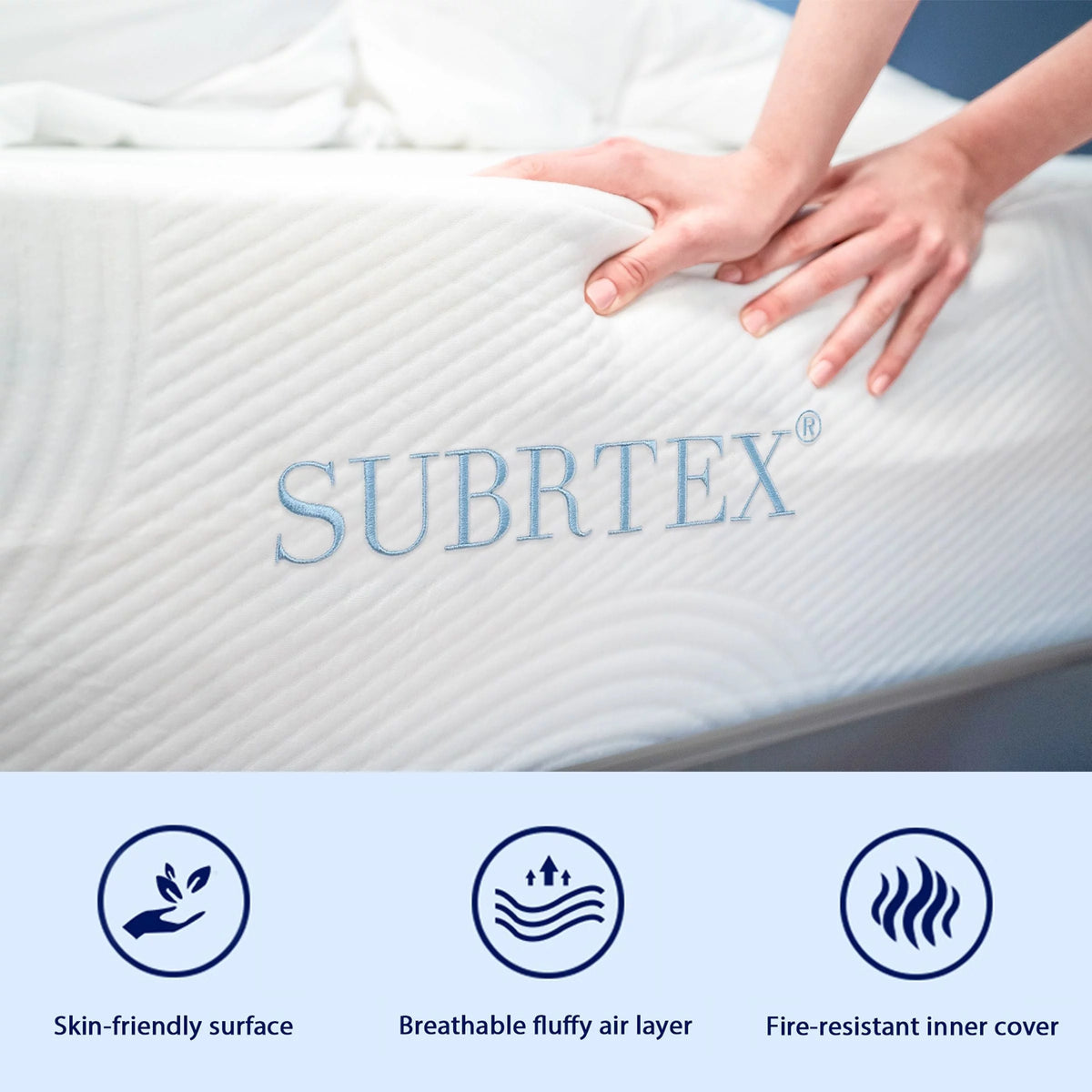 10" Gel Memory Foam Mattress Queen A13196