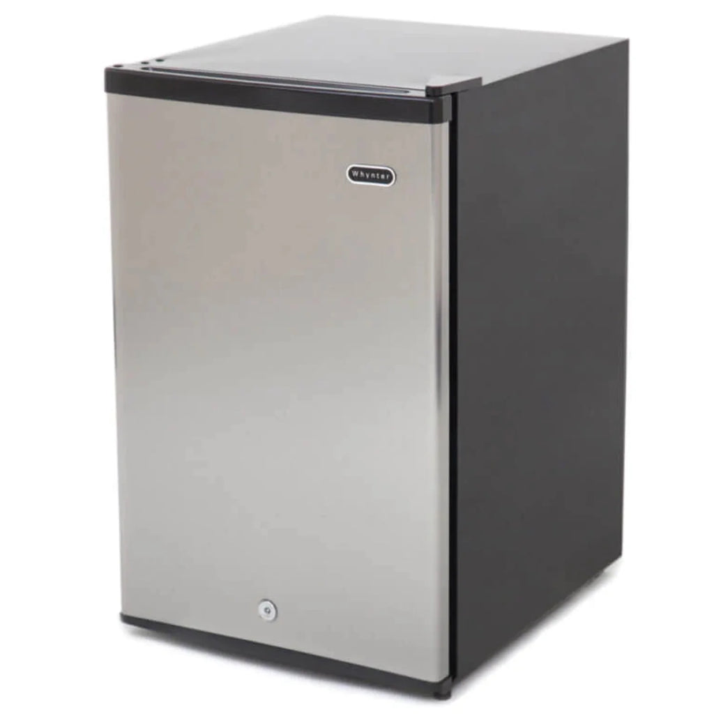 Stainless Steel Upright Freezer with Lock, 2.1 cu ft K151
