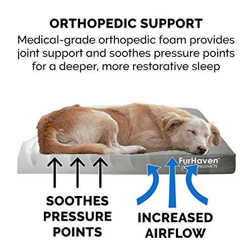 Water-Resistant Orthopedic Dog Bed with Removable Washable Cover S722