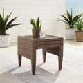 Brown Wicker Side Table A291