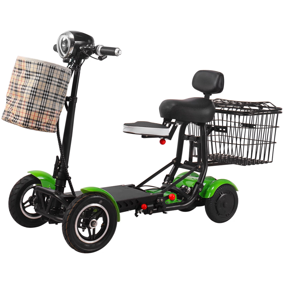 Blue 4 Wheel Foldable Electric Mobility Scooter F197902