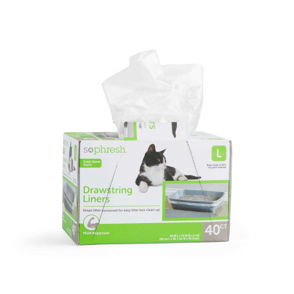 Drawstring Cat Litter Box Liners Q7353
