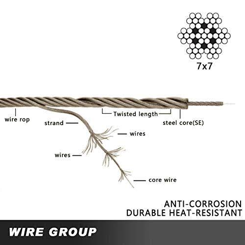 500ft 1/8' T316 Stainless Steel Cable M957431