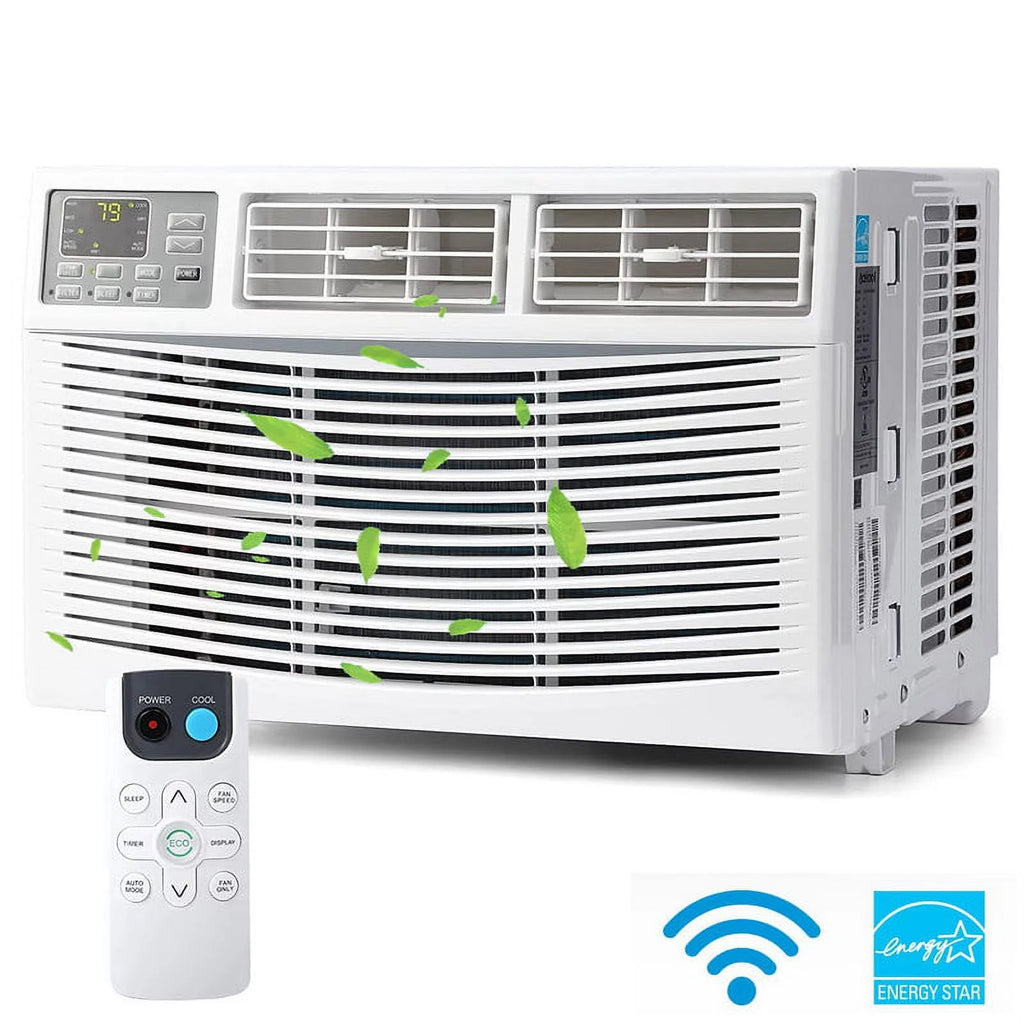 White 6,000 BTU Window-Mounted Air Conditioner N163