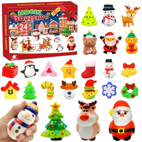 Christmas Advent Calendar 24 Days Countdown Squishy Toys R554155
