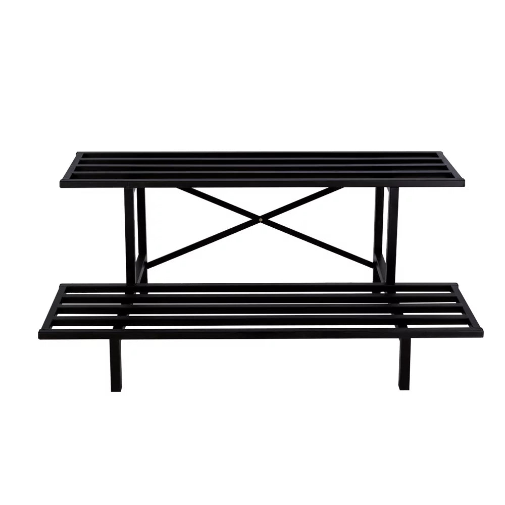2 Tier Sturdy Metal Plant Stand W371