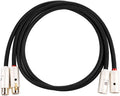 Balanced XLR Male to XLR Female Microphone Cable 5ft (2 Cable) T7304