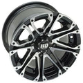 14x7 Black Machined Alloy Wheel P8732