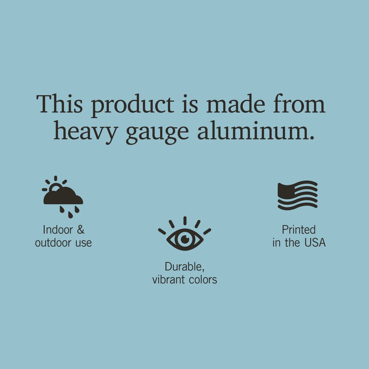 12x18 Aluminum Indoor Outdoor Metal Sign Decor G7568