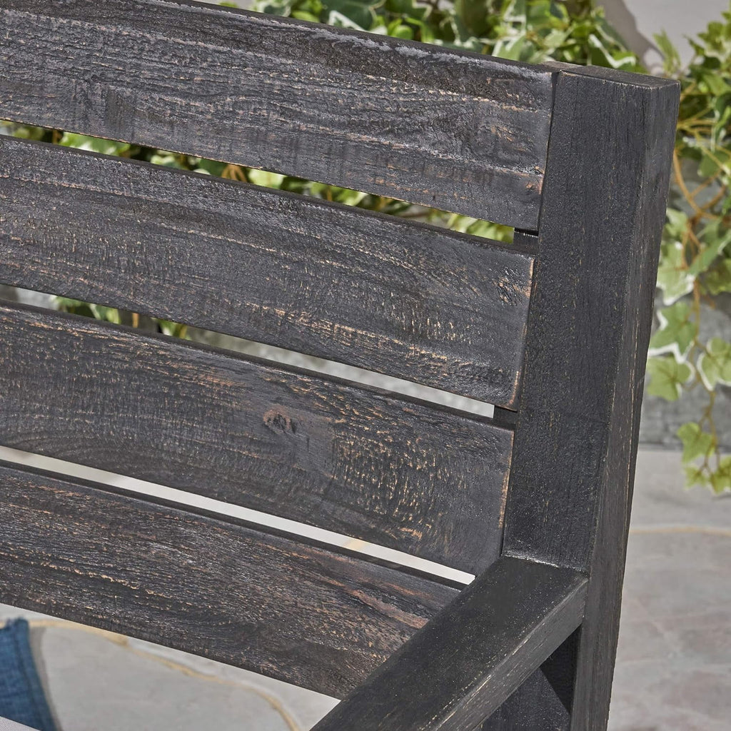 Acacia Wood Outdoor Dining Chairs Set Of 2 N563189