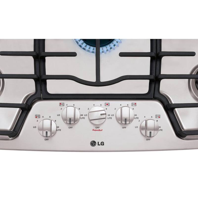 36 in. 5 Burner Stainless Steel Gas Cooktop Z6038