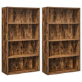 5-Tier Rustic Brown Bookshelf O265