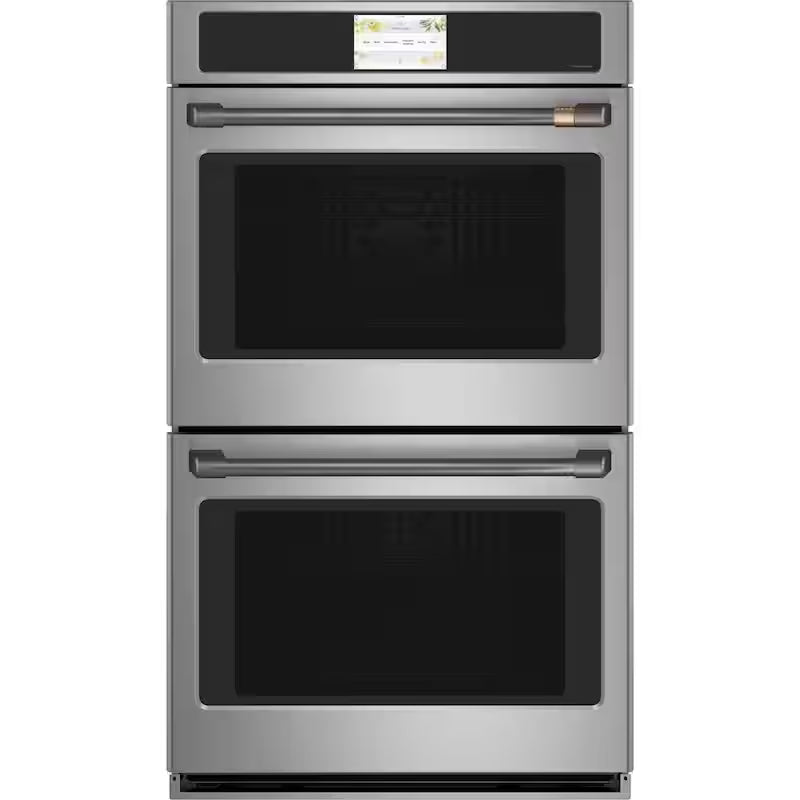 Brushed Black Double Wall Oven Handles Kit P335578