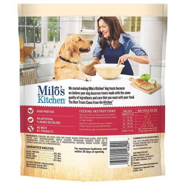 Chicken Apple Sausage Slices Dog Treats U177