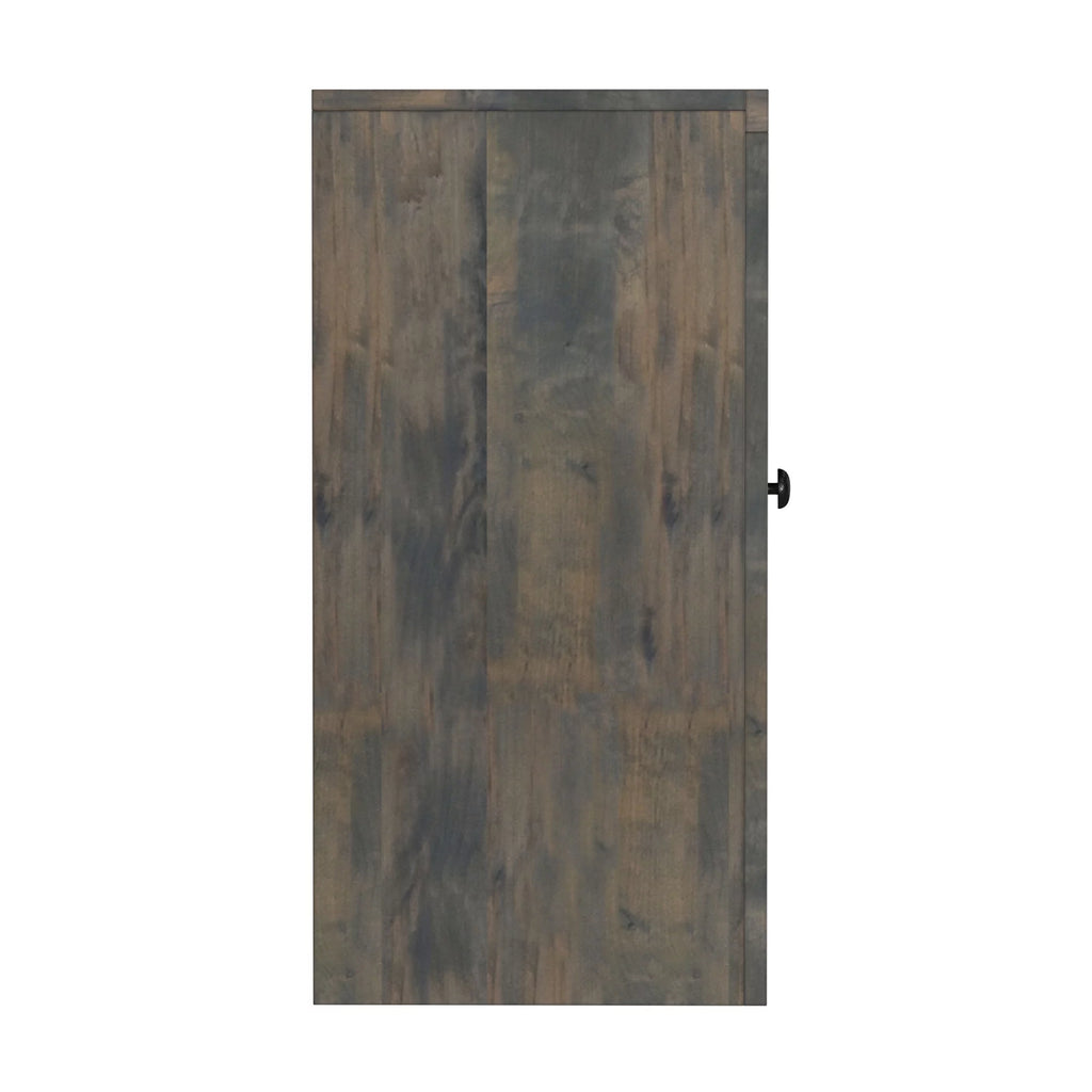 85 inch Rustic Solid Wood Fireplace TV Stand V265680