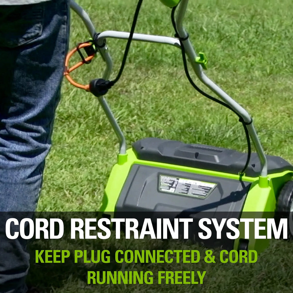 14 in. 10 Amp Corded Electric Dethatcher F817924