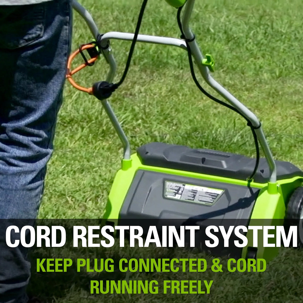14 in. 10 Amp Corded Electric Dethatcher F817924