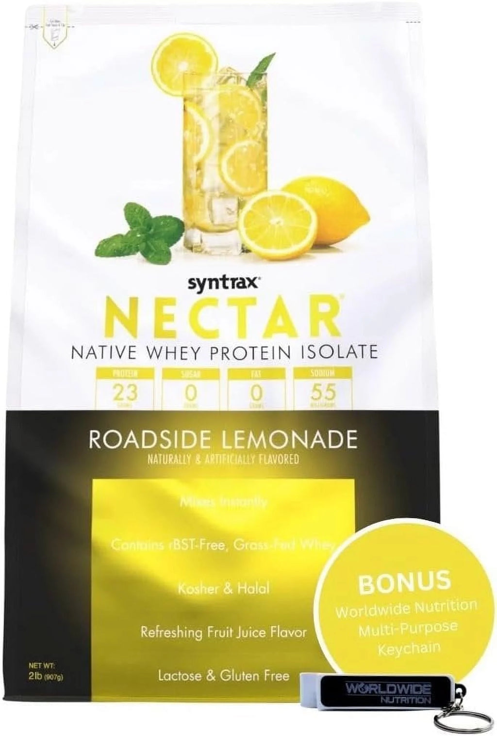 Whey Protein Isolate Powder Lemonade 2 lbs J982700