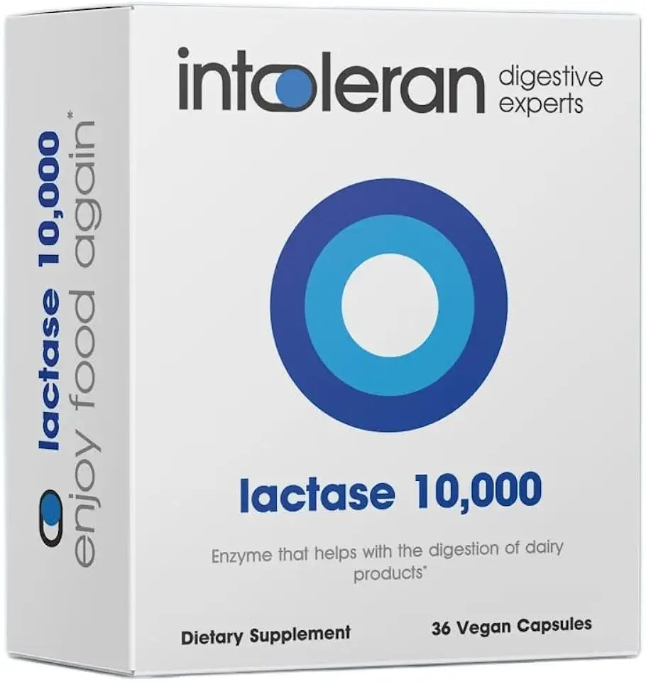 Lactase 10,000 Digestive Enzymes 36 Capsules J306
