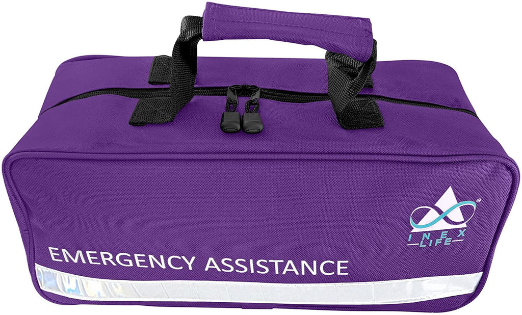 43 Piece Car Emergency Roadside Assistance Kit First Aid Kit Jumper Cables Tow Strap C2741