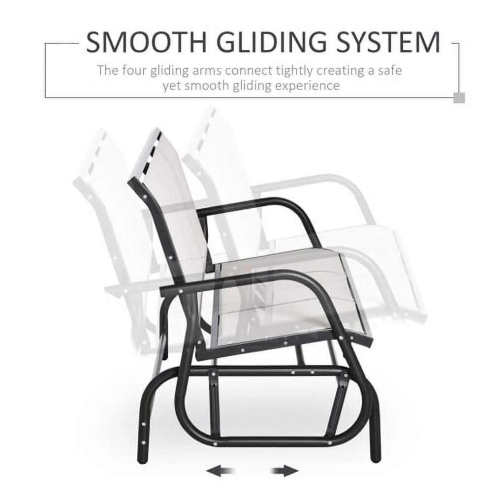 Outdoor Glider Bench for 3 S207916
