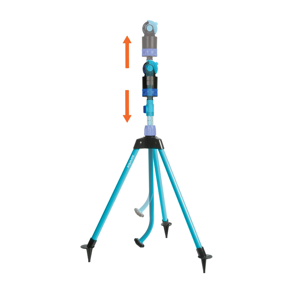 Telescoping Tripod Lawn & Garden Sprinkler, 6 Spray Patterns K9237