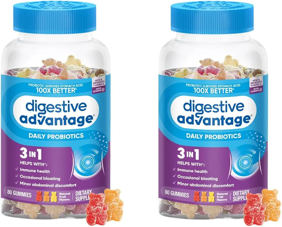 Daily Probiotic Gummies 80ct Pack of 2 W980754
