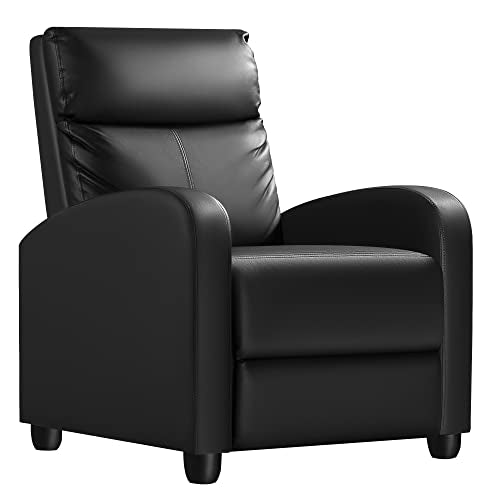Black PU Leather Recliner Chair B60912