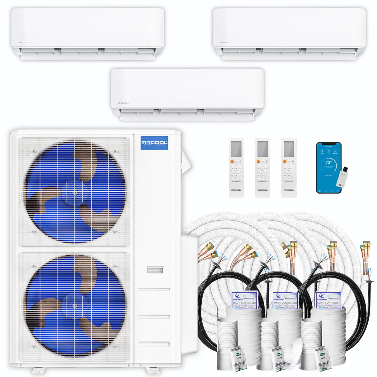 48,000 BTU 3 Zone Ductless Air Conditioner and Heat Pump Y930