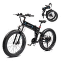 750W 48V 12AH Removable Battery 26" Fat Tire Folding Electric Bike Y2189