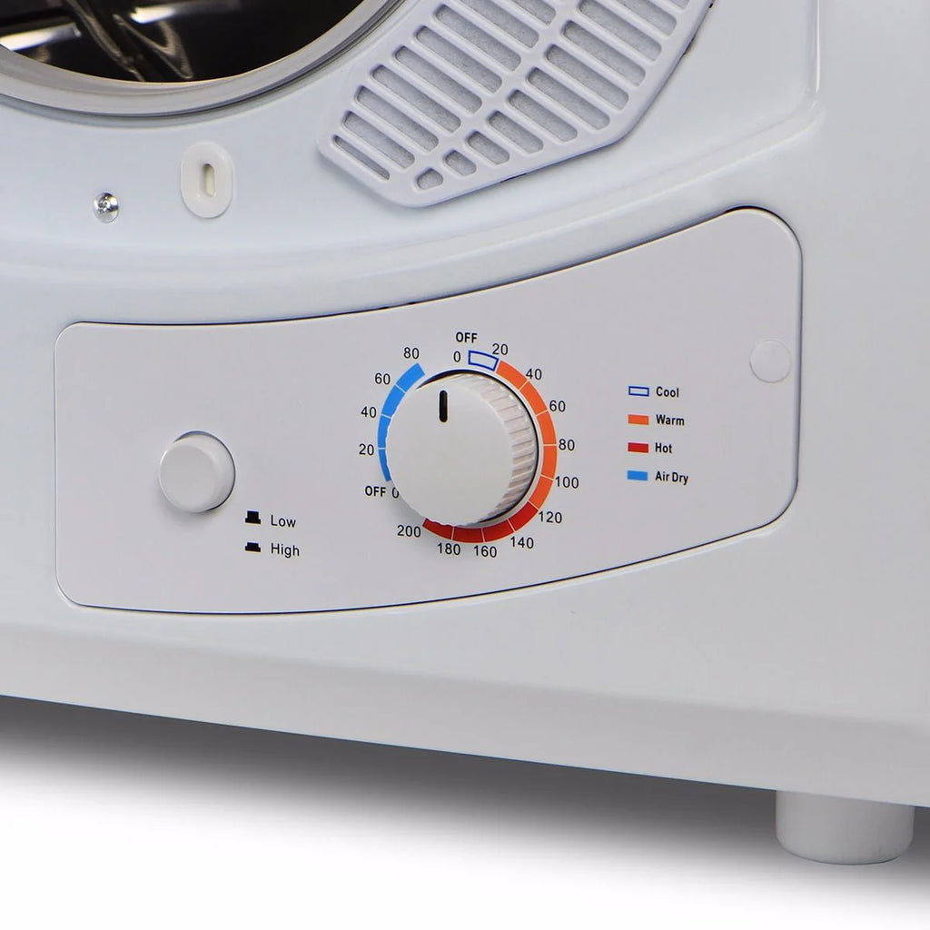 Electric Compact Laundry Dryer 8.8lbs Capacity White O192