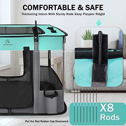 Foldable Dog Playpen D830