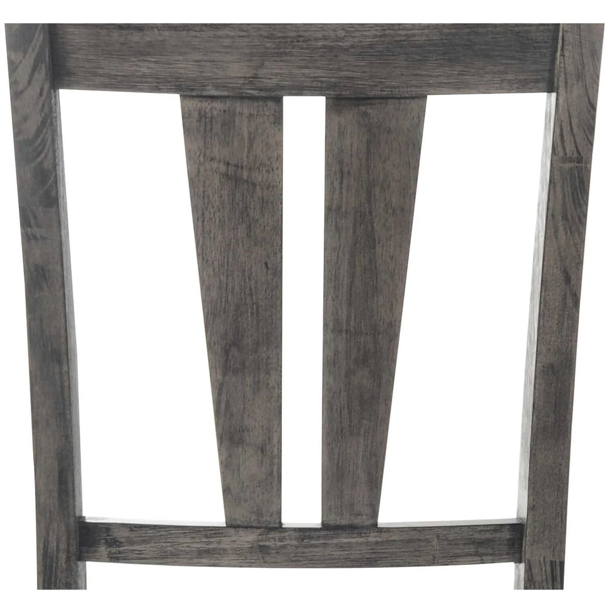 Gray Faux Leather Dining Chair Set of 2 P98595