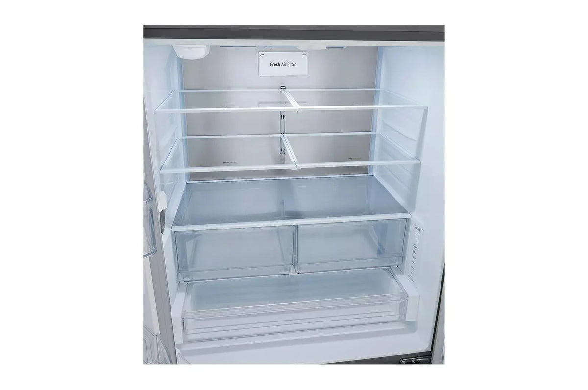 27 cu ft. 3 Door French Door Counter Depth Refrigerator with Internal Water Dispenser F801055