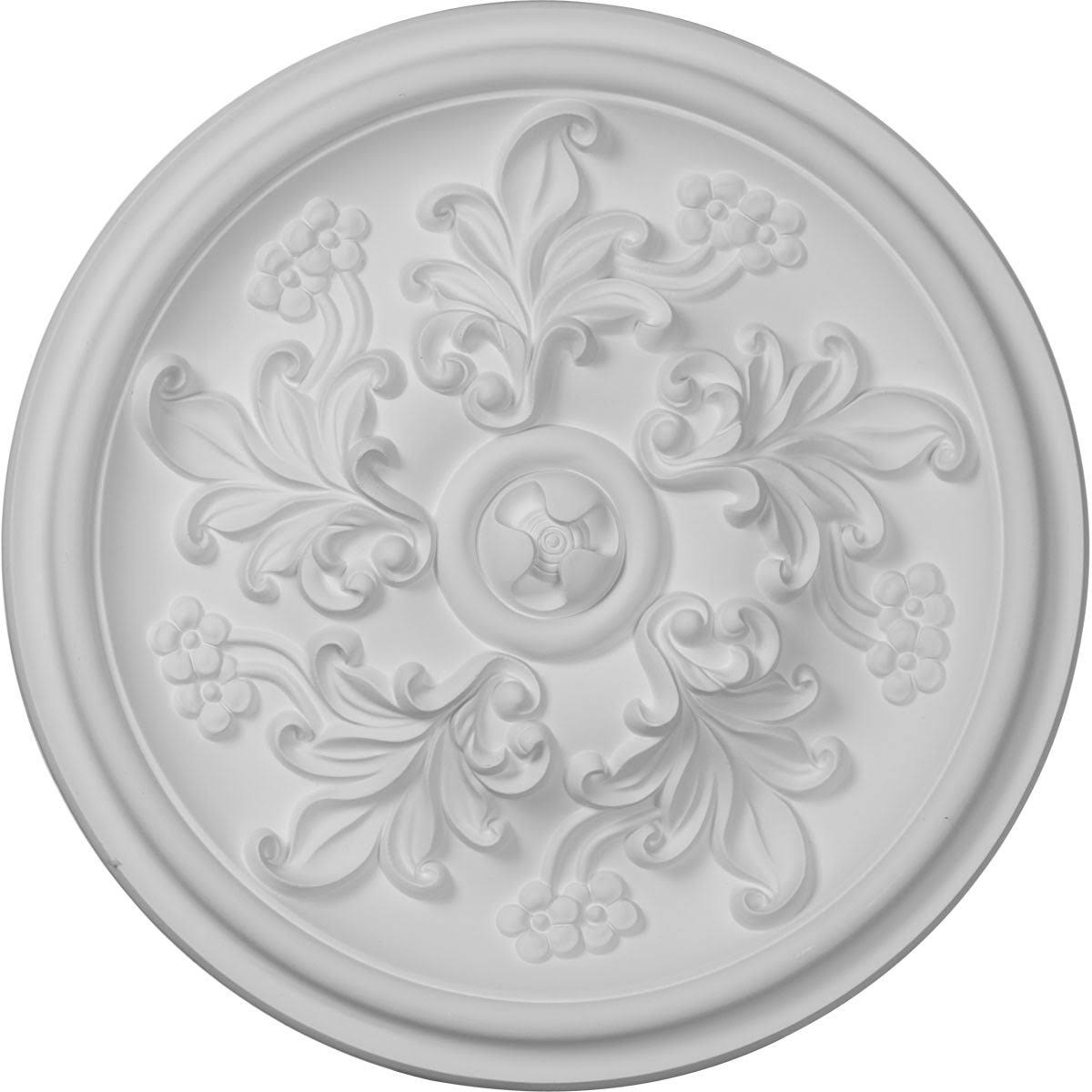 Hand-Painted Hickory Ceiling Medallion X31667