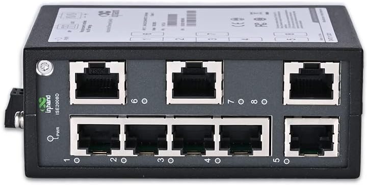 5-Port Unmanaged Industrial Gigabit Ethernet Switch, Pack of 2 B174