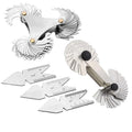 5 Pcs Stainless Steel Thread Pitch Gauges Measure Tool Set C64187