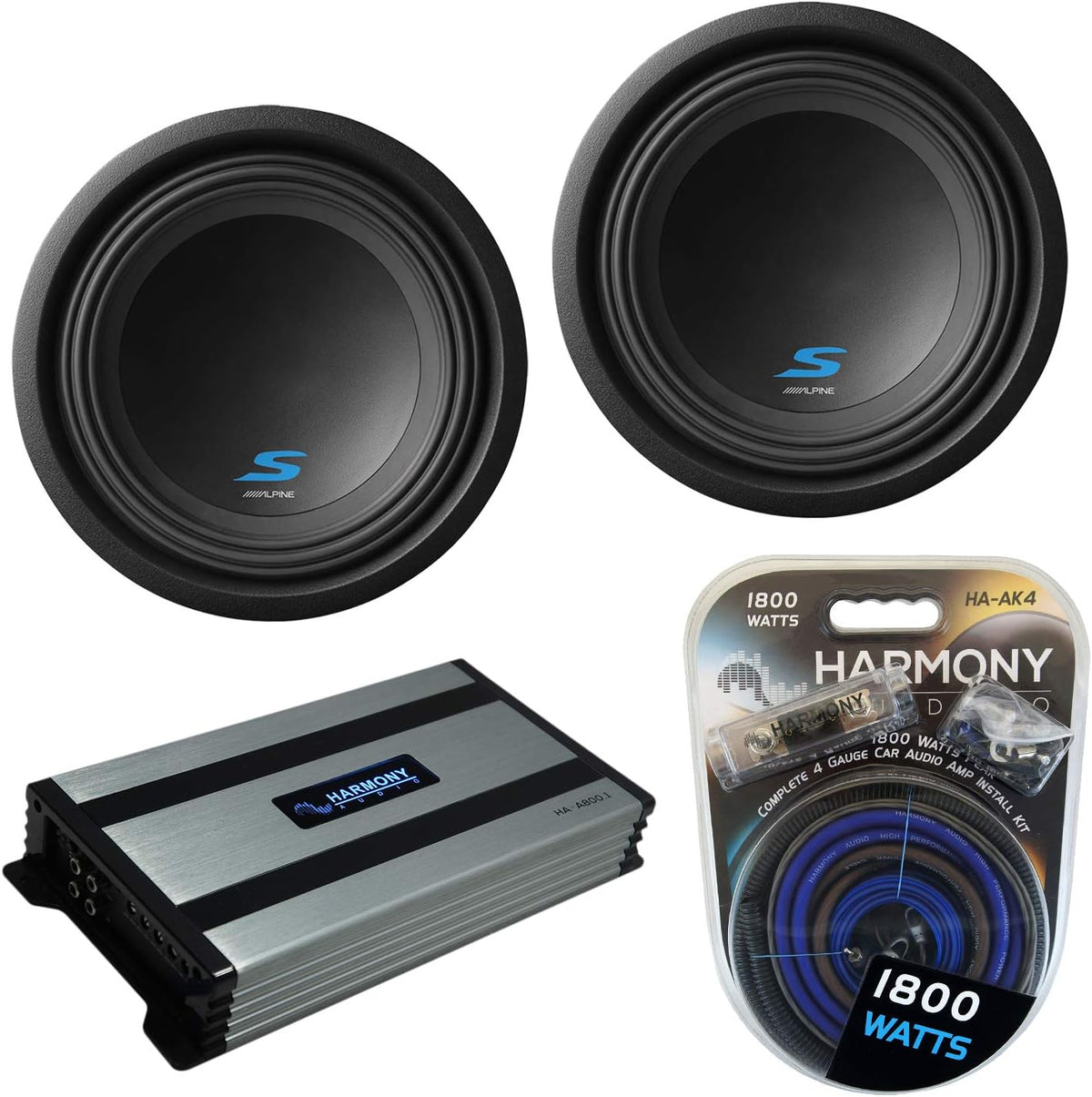 10 Subwoofer with Amplifier & Amp Kit C1404