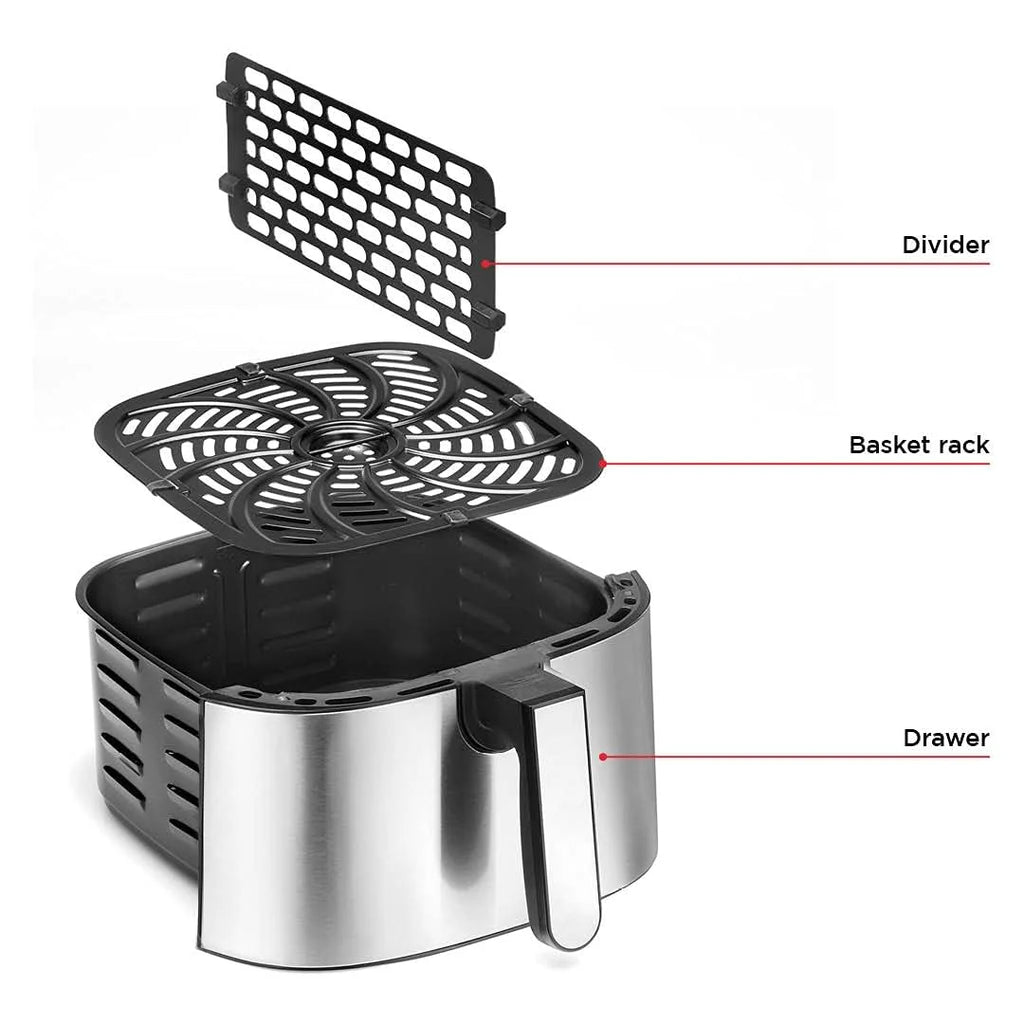 8 Qt Nonstick Stainless Steel Air Fryer V6425