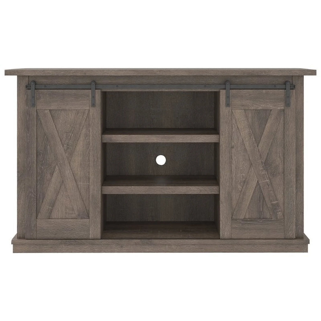 54" Gray Wood TV Stand J932