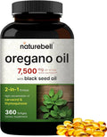 Oregano Oil 7,500mg with Black Seed Oil 360 Softgels R922
