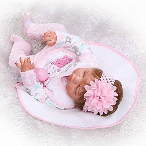 Full Body Silicone Vinyl Reborn Baby Girl Doll R286893