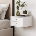 Wall Mounted Nightstand with Drawers Q28063
