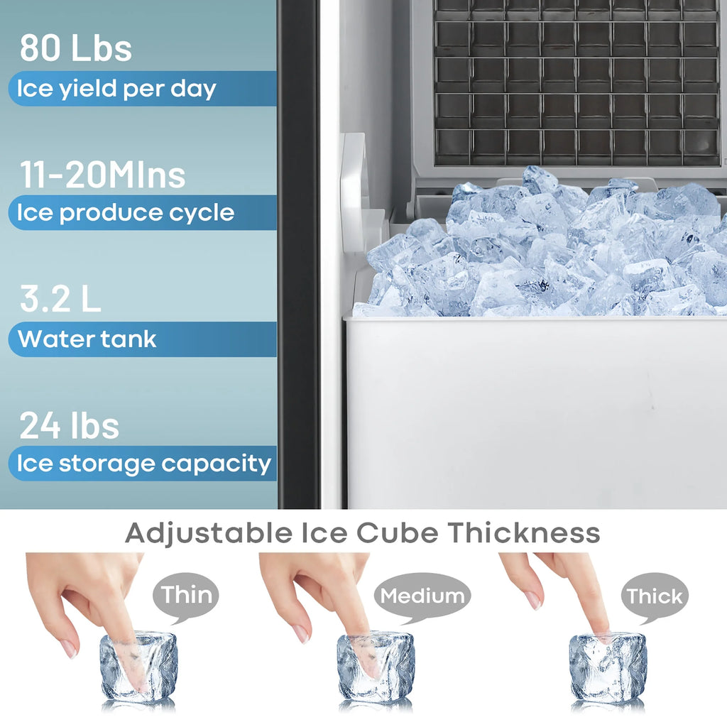 Built-in Ice Maker 80lbs/Day I375165