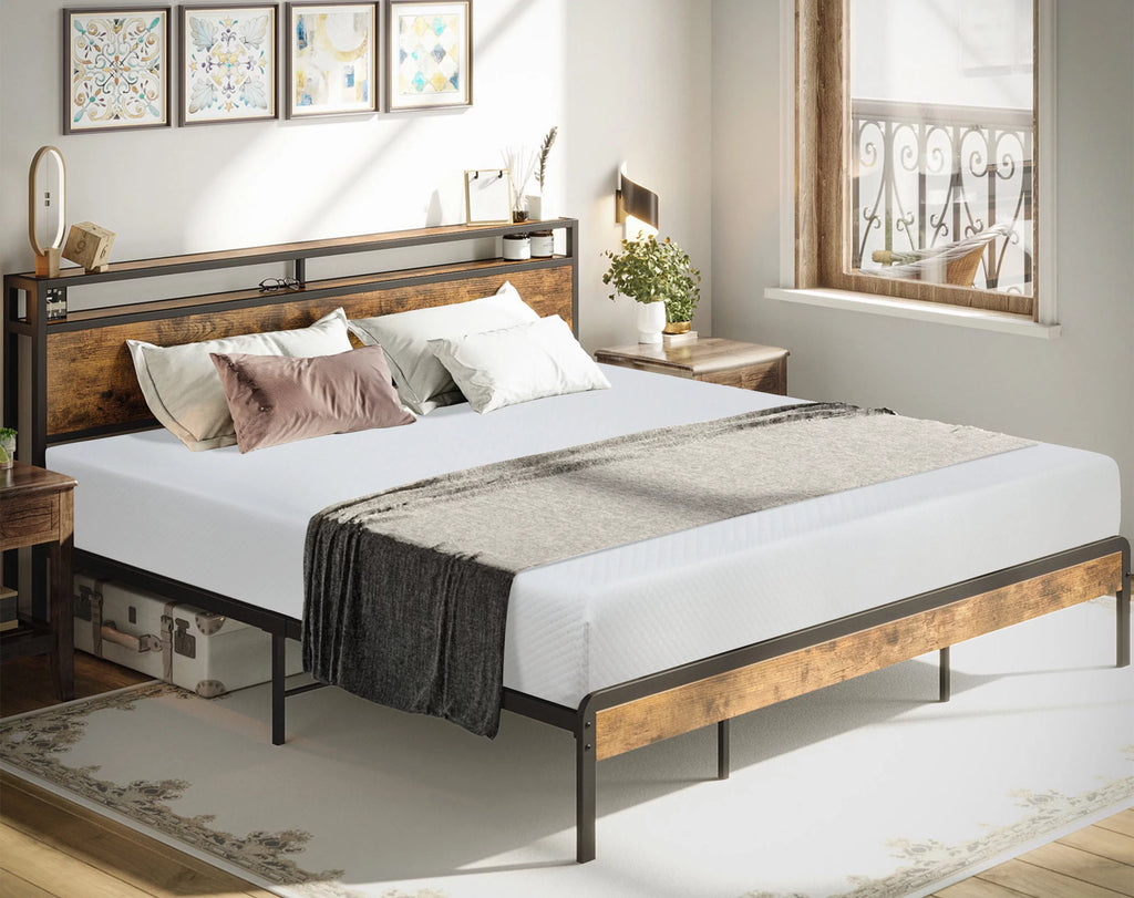 6 Inch King Size Medium Firm Memory Foam Mattress U9045