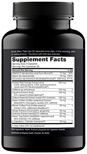 Thermogenic Fat Burner Supplement Pills 42 Count N120